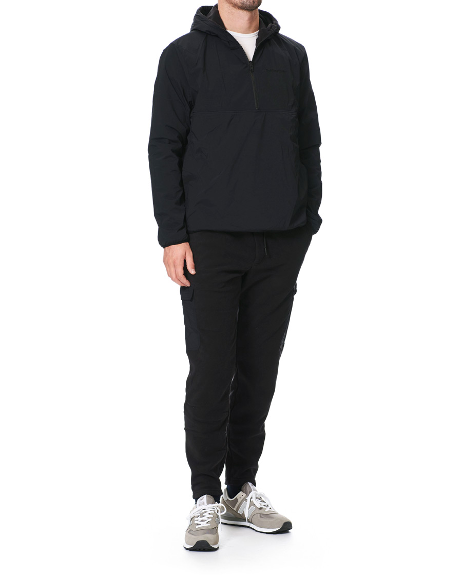 Herre | Trøjer | Peak Performance | Tech Soft Fleece Reversible Half Zip Hoodie Black
