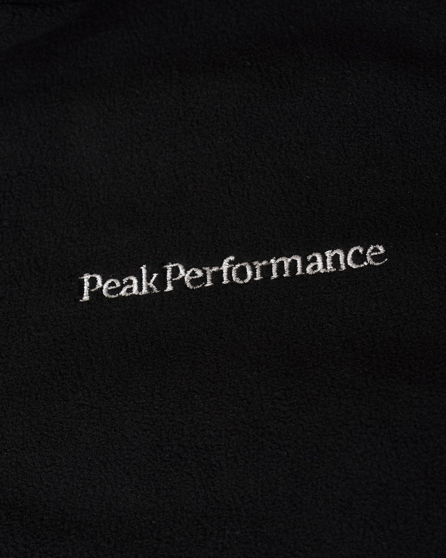 Herre | Trøjer | Peak Performance | Tech Soft Fleece Reversible Half Zip Hoodie Black