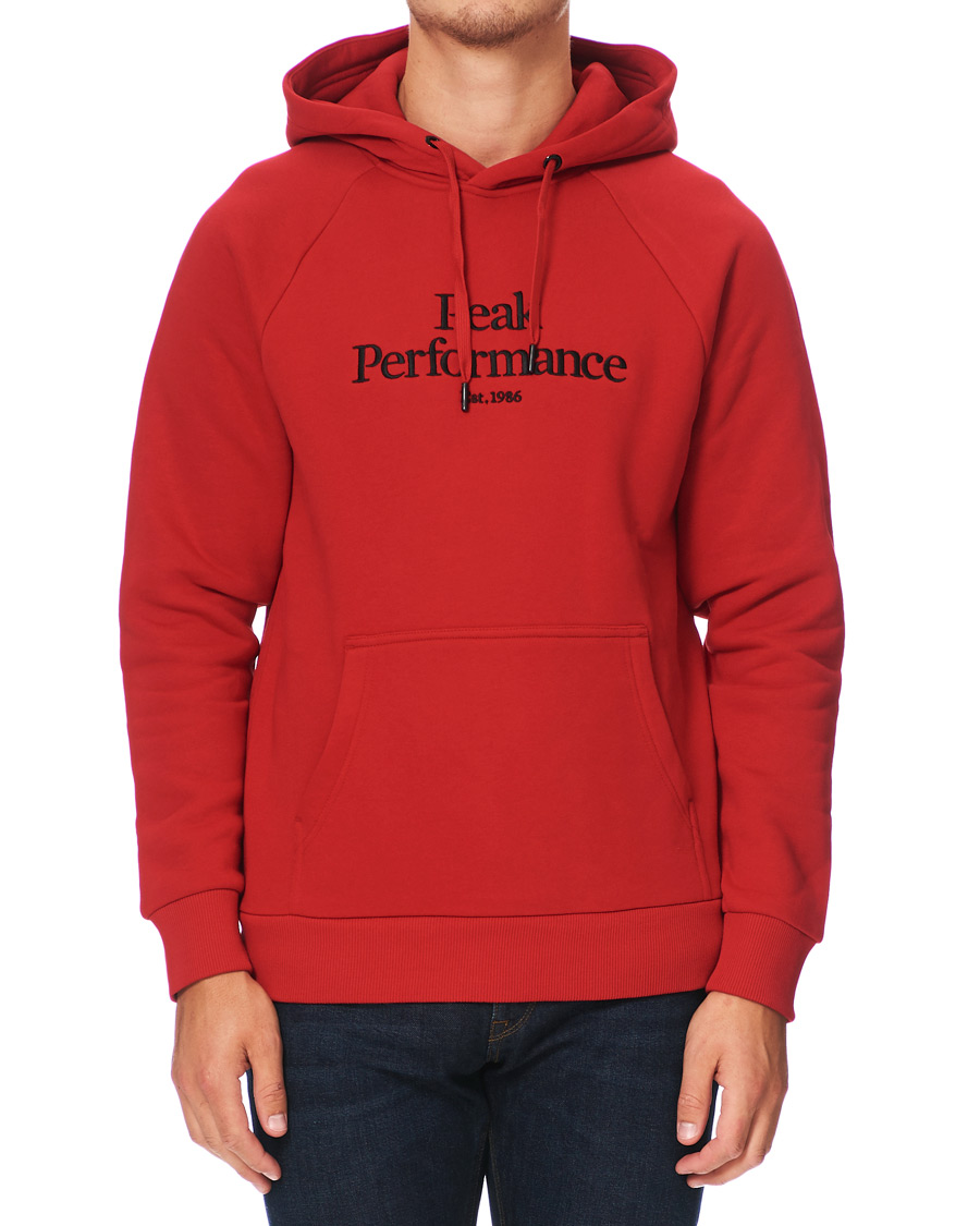 Herre | Trøjer | Peak Performance | Original Logo Hoodie Red