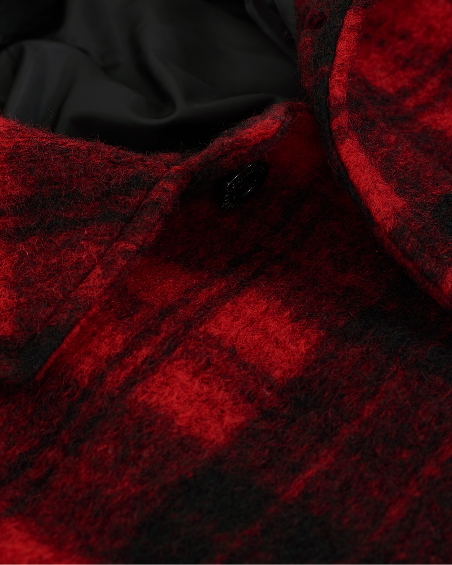 Herre | Skjorter | Peak Performance | Wool Check Overshirt Red