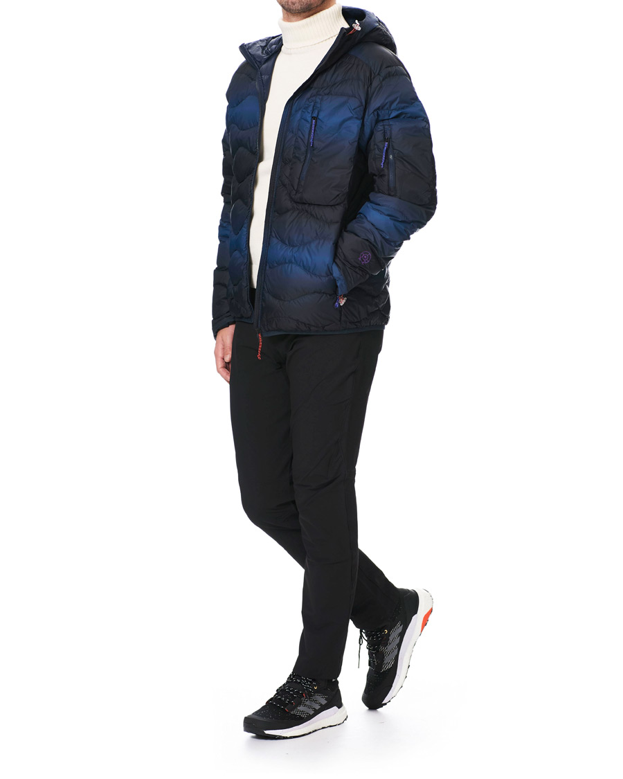 Herre | Jakker | Peak Performance | Ben Gorham Helium Hooded Jacket Blue Pattern