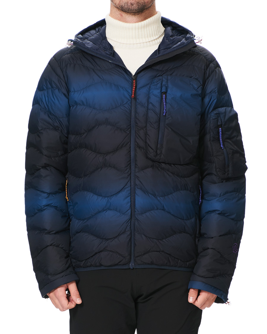 Herre | Jakker | Peak Performance | Ben Gorham Helium Hooded Jacket Blue Pattern