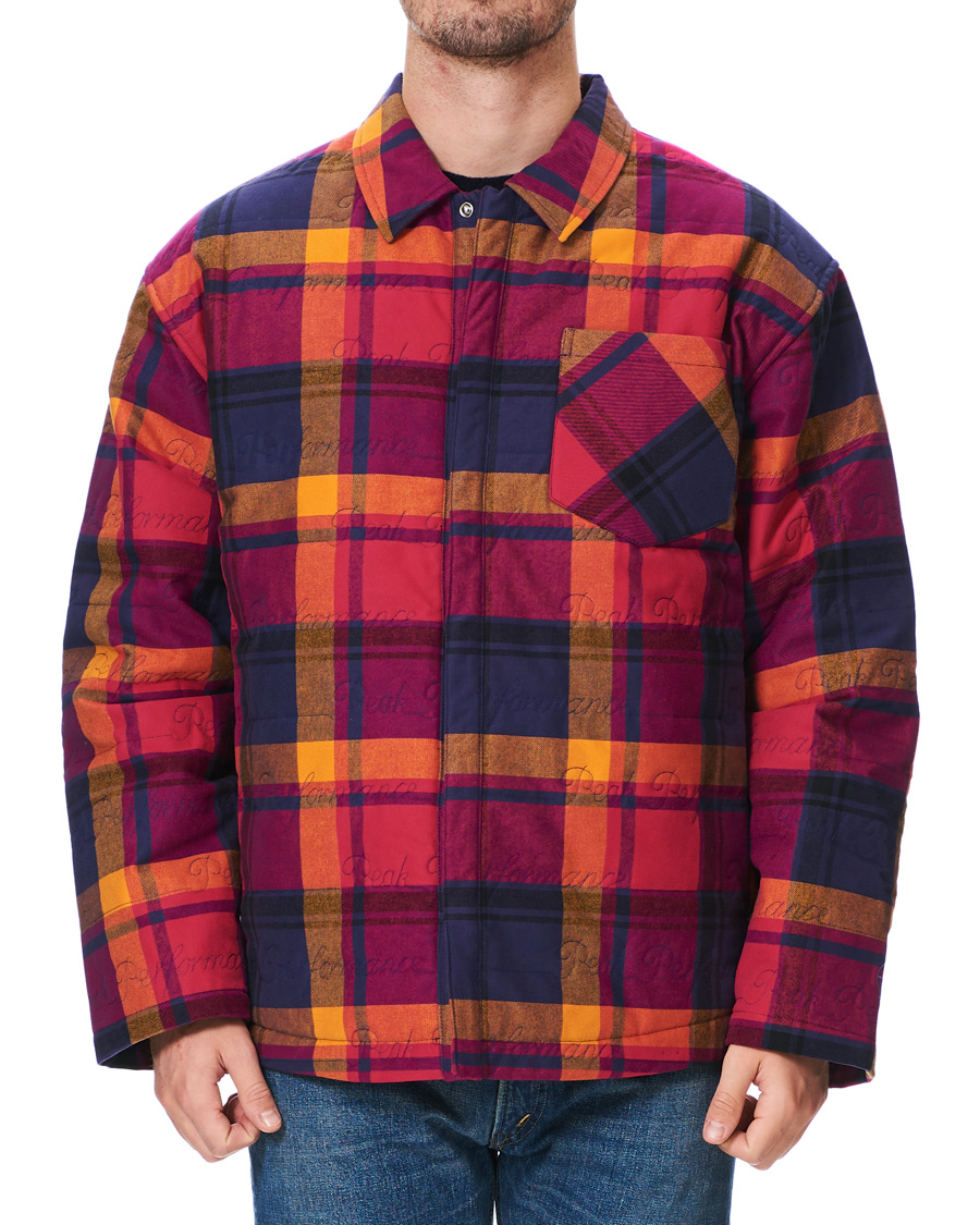Herre | Skjorter | Peak Performance | Ben Gorham Flannel Liner Overshirt Power Pink