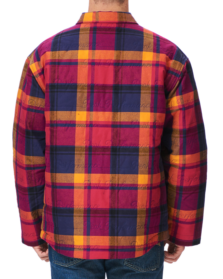 Herre | Skjorter | Peak Performance | Ben Gorham Flannel Liner Overshirt Power Pink