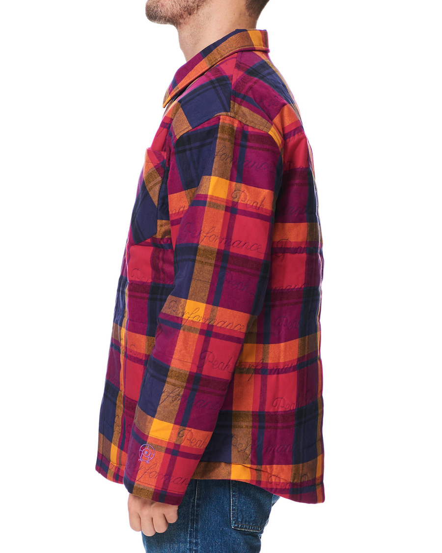 Herre | Skjorter | Peak Performance | Ben Gorham Flannel Liner Overshirt Power Pink