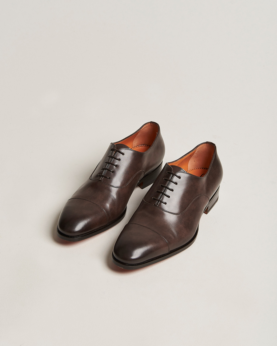 Herre | Santoni | Santoni | Blake Oxford  Dark Brown Calf