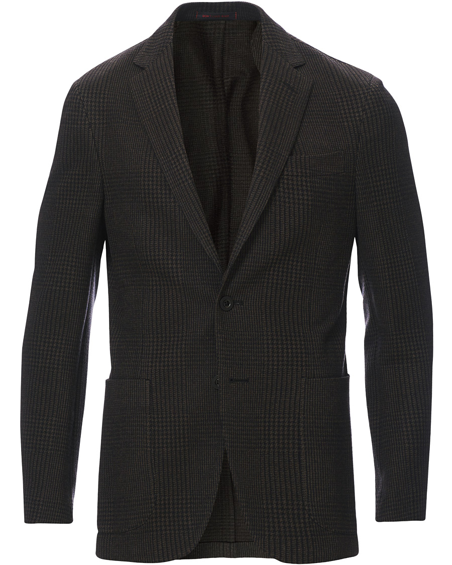Herre | Blazere & jakker | The Gigi | Degas Wool Blend Check Blazer Dark Brown