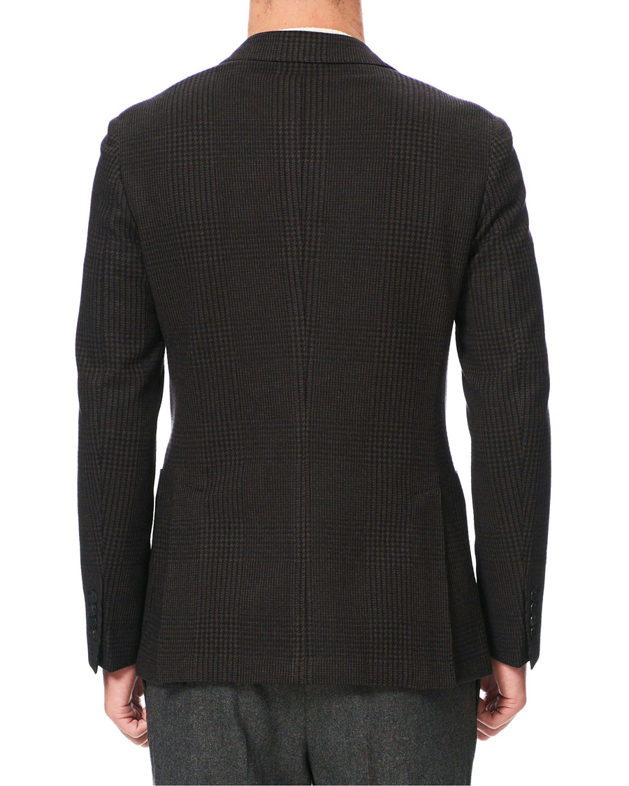 Herre | Blazere & jakker | The Gigi | Degas Wool Blend Check Blazer Dark Brown