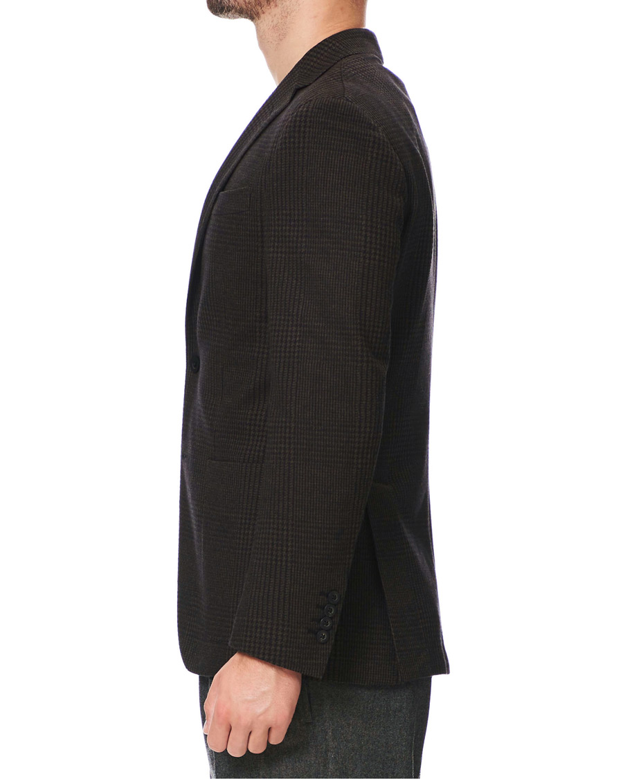 Herre | Blazere & jakker | The Gigi | Degas Wool Blend Check Blazer Dark Brown