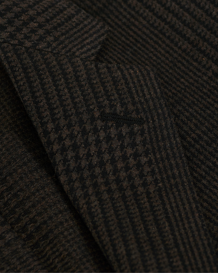 Herre | Blazere & jakker | The Gigi | Degas Wool Blend Check Blazer Dark Brown