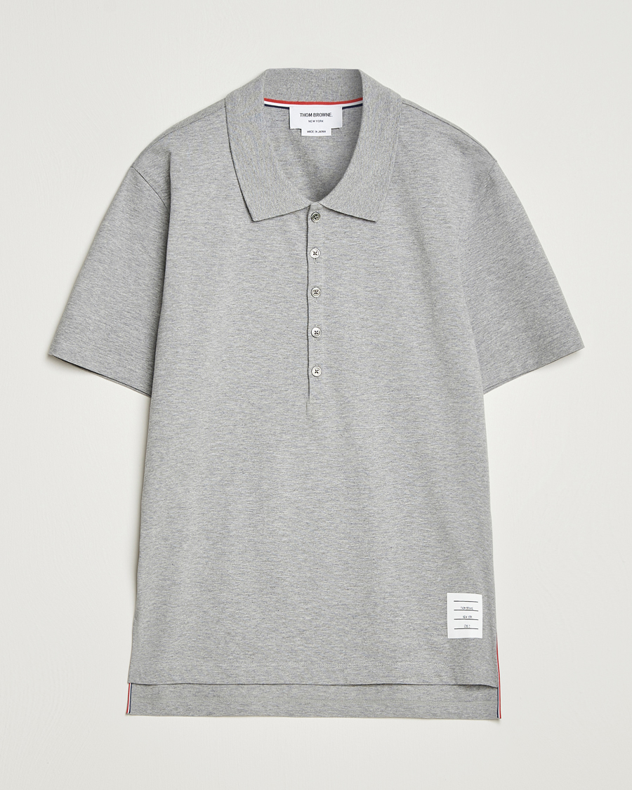 Herre | Polotrøjer | Thom Browne | Relaxed Fit Polo Light Grey