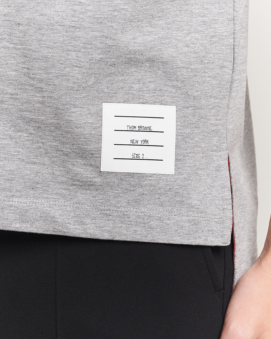 Herre | Polotrøjer | Thom Browne | Relaxed Fit Polo Light Grey