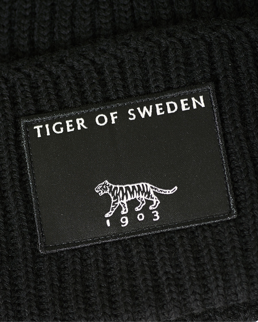 Herre | Tiger of Sweden Hollein Beanie Black | Tiger of Sweden | Hollein Beanie Black