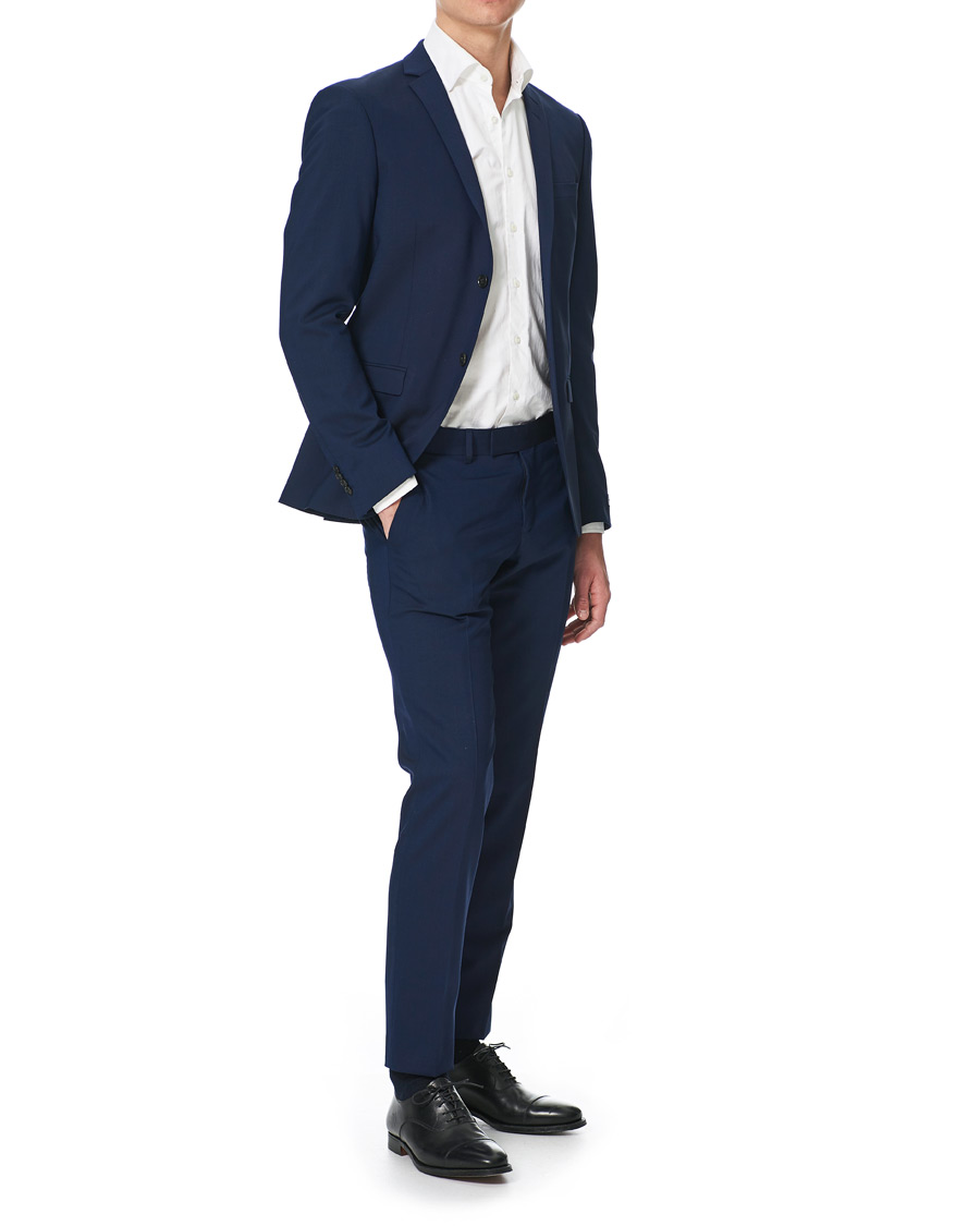 Herre | Business & Beyond | Tiger of Sweden | Jile Wool Suit Blazer Blue
