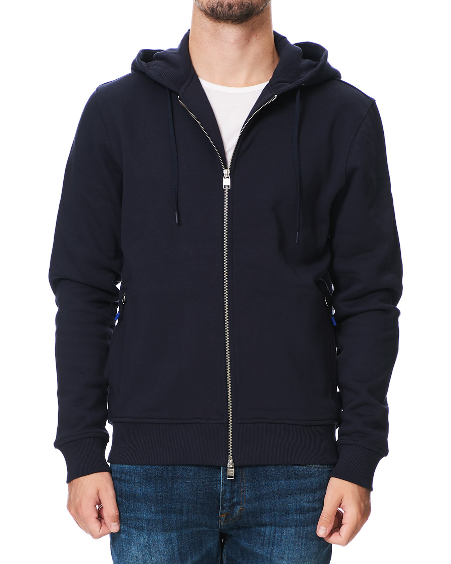 Herre | Trøjer | Tiger of Sweden | Movement Namir Full Zip Hoodie Blue