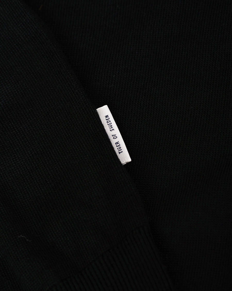 Herre | Trøjer | Tiger of Sweden | Newton Extra Fine Merino Knitted Polo Black