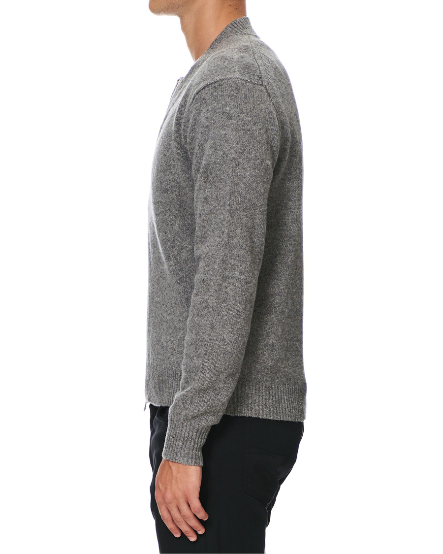 Herre | Trøjer | Tiger of Sweden | Morchella Wool Full Zip Grey