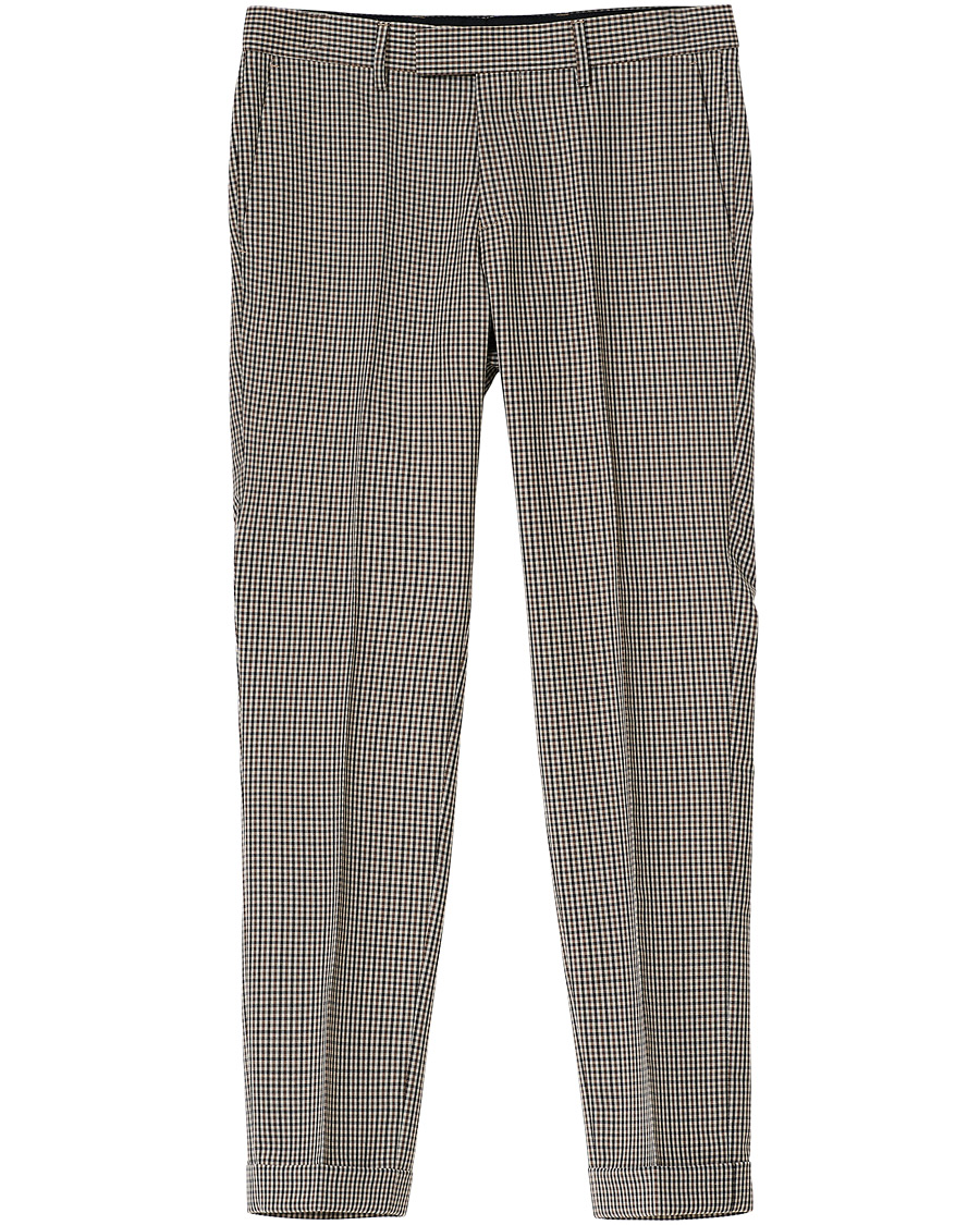 Herre | Bukser | Tiger of Sweden | Tillman Checked Trousers Beige