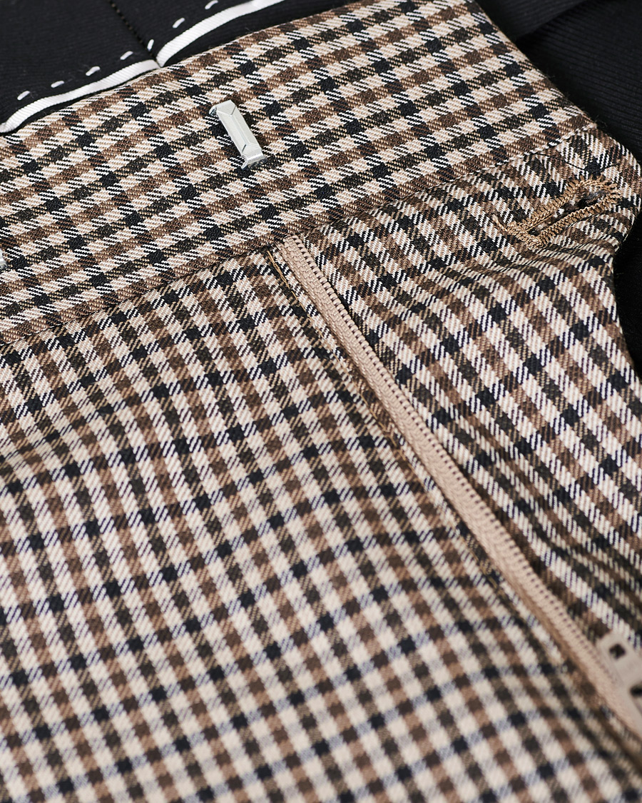 Herre | Bukser | Tiger of Sweden | Tillman Checked Trousers Beige