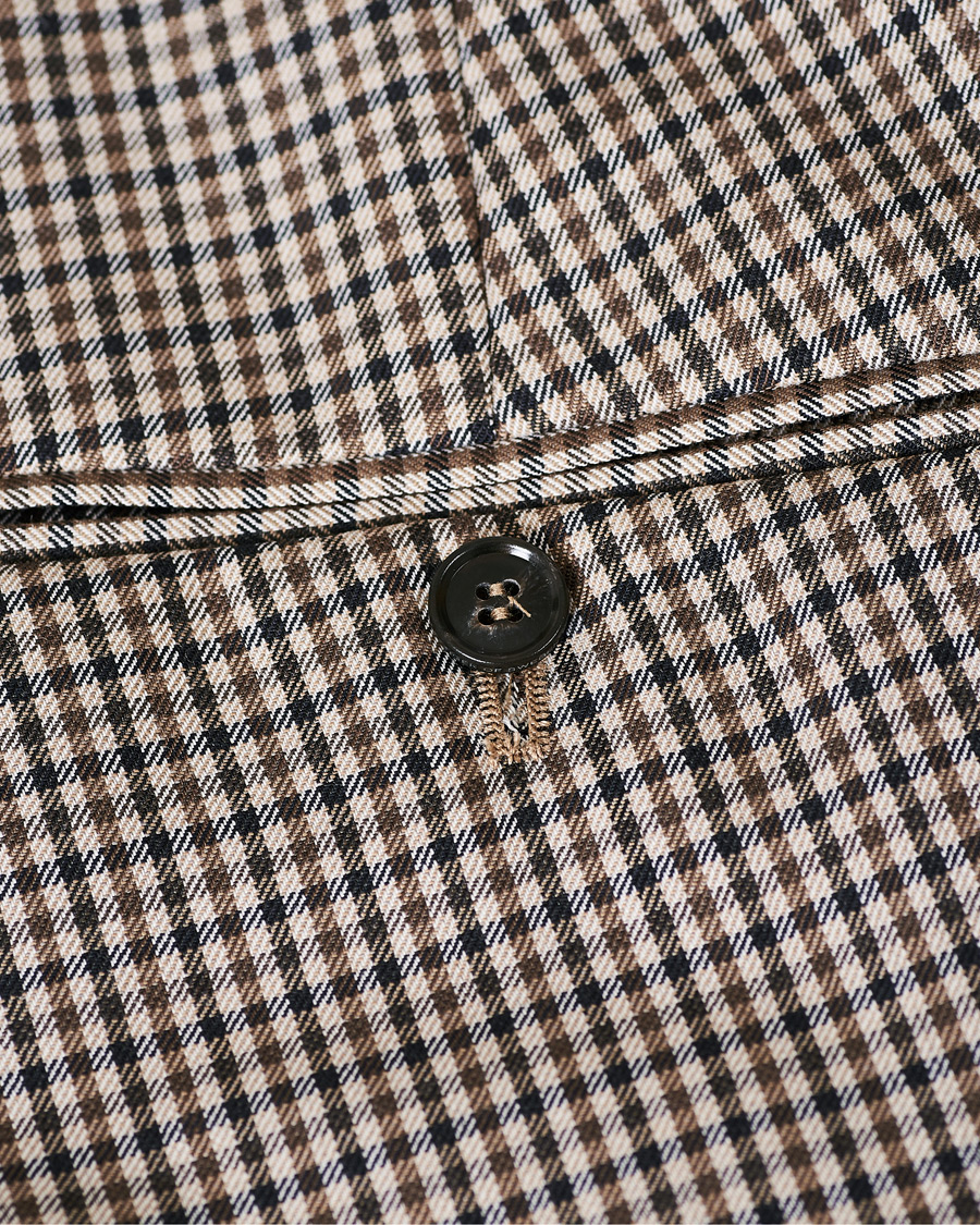 Herre | Bukser | Tiger of Sweden | Tillman Checked Trousers Beige
