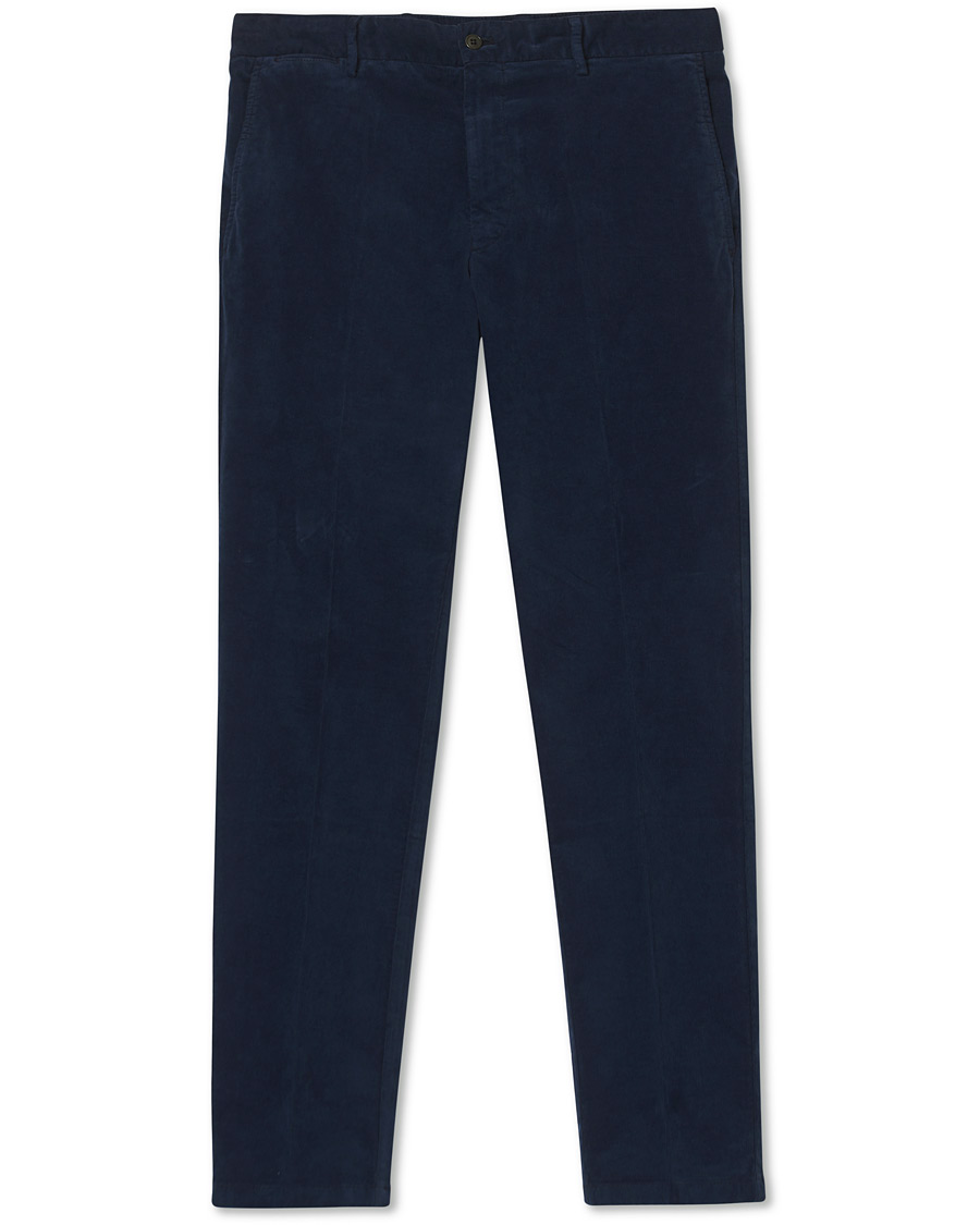 Herre | Bukser | Tiger of Sweden | Truman Corduroy Trousers Navy
