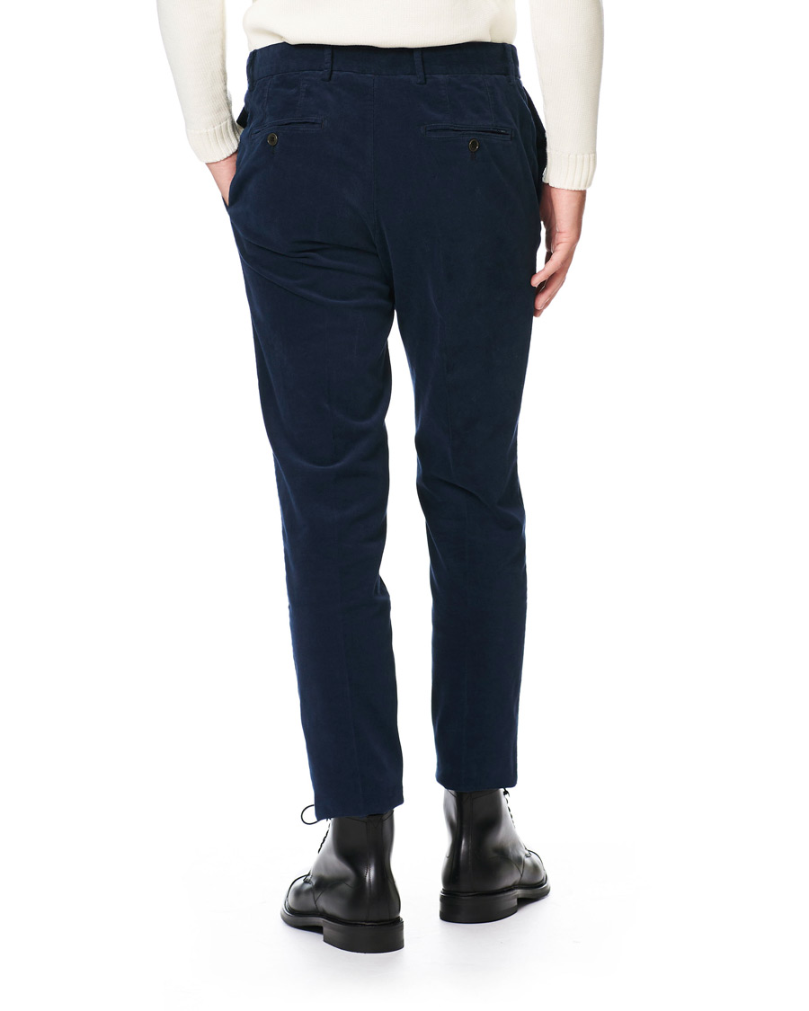 Herre | Bukser | Tiger of Sweden | Truman Corduroy Trousers Navy