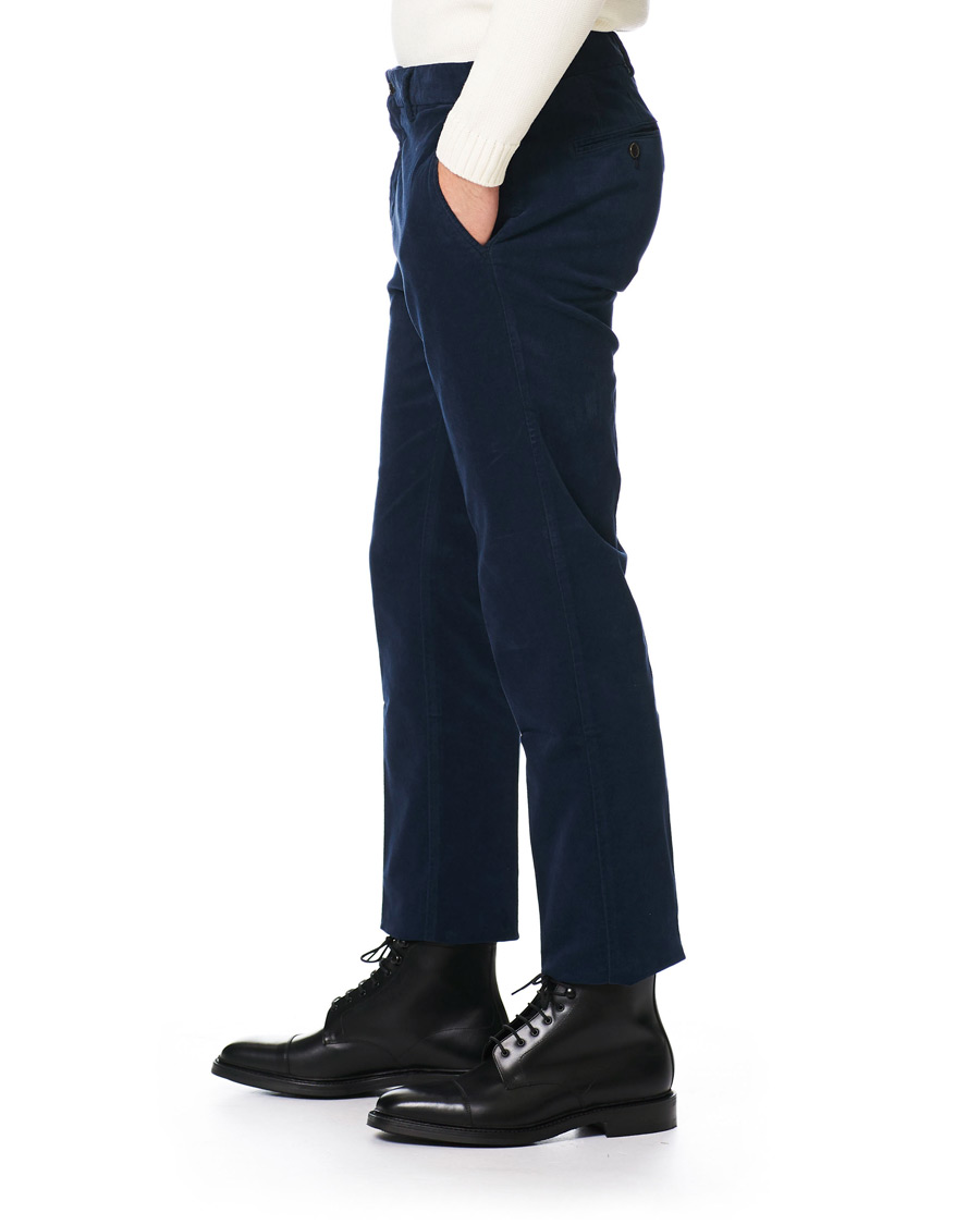 Herre | Bukser | Tiger of Sweden | Truman Corduroy Trousers Navy