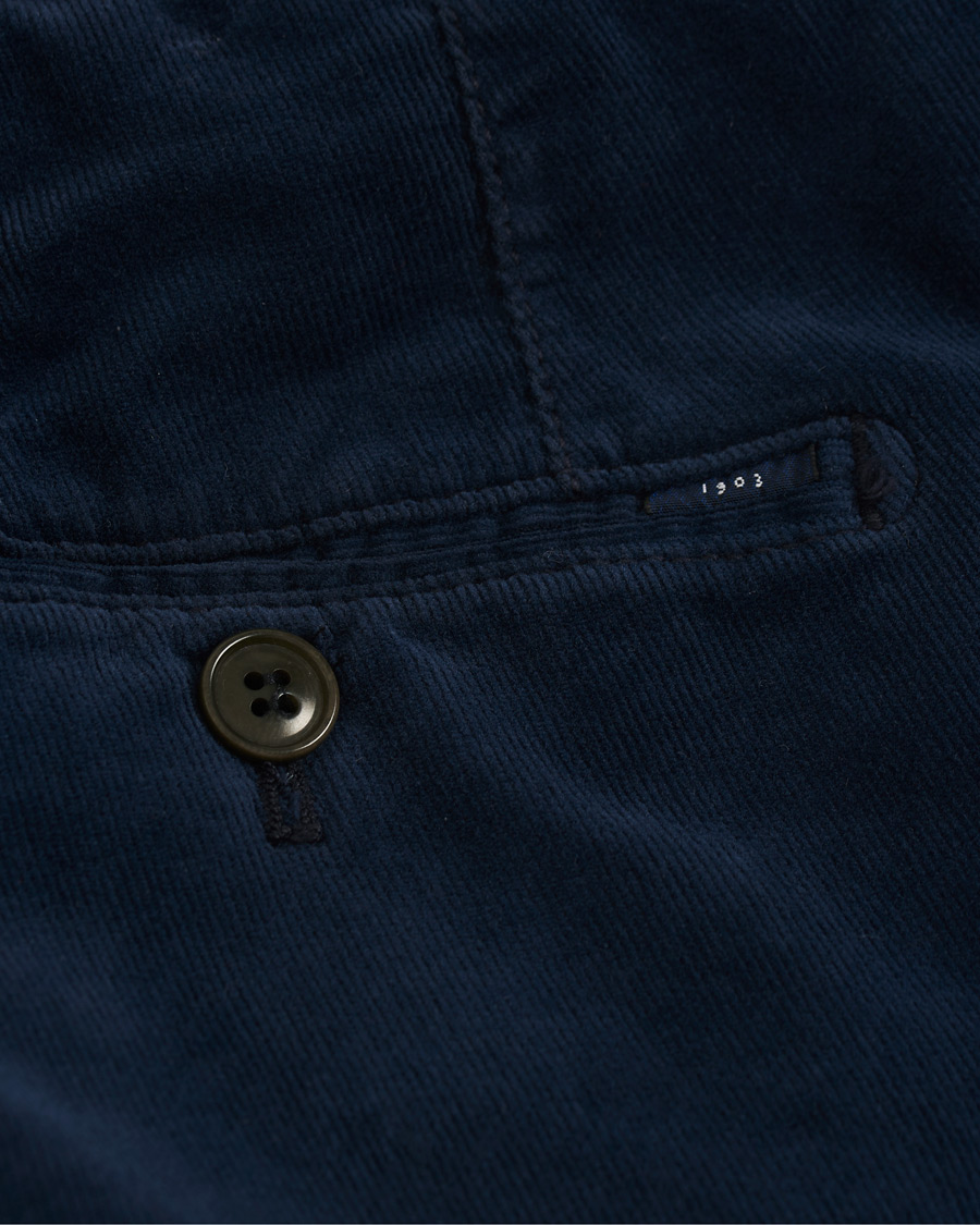 Herre | Bukser | Tiger of Sweden | Truman Corduroy Trousers Navy