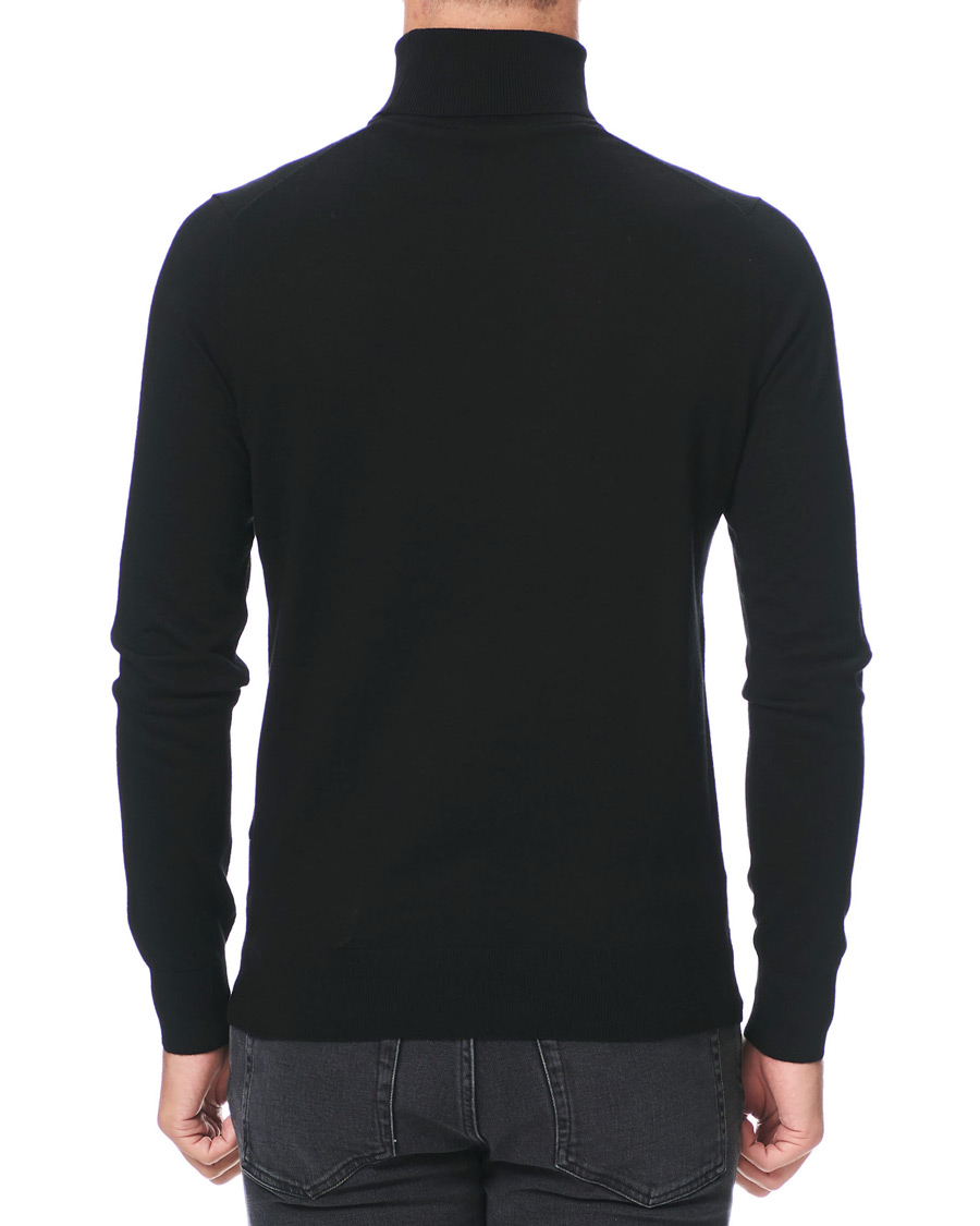 Herre | Trøjer | Tiger of Sweden | Neville Extra Fine Merino Polo Black