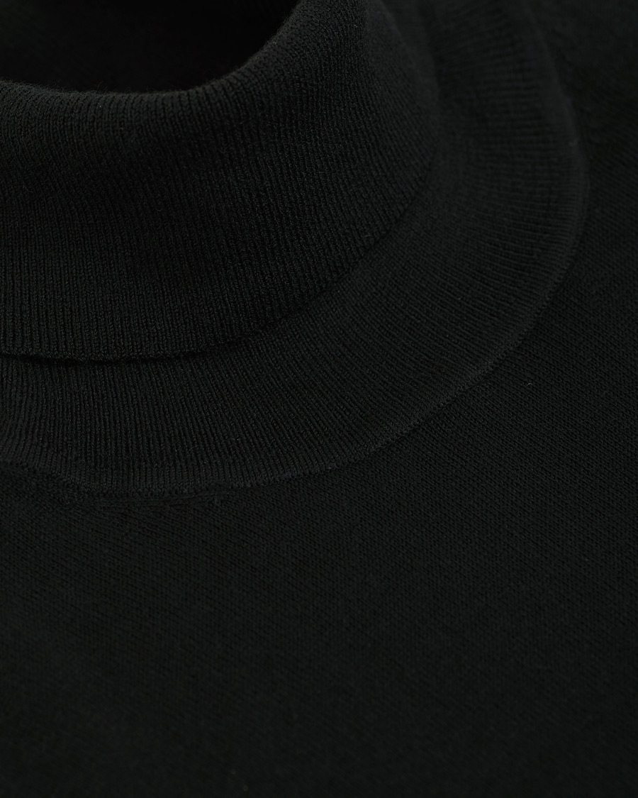 Herre | Trøjer | Tiger of Sweden | Neville Extra Fine Merino Polo Black