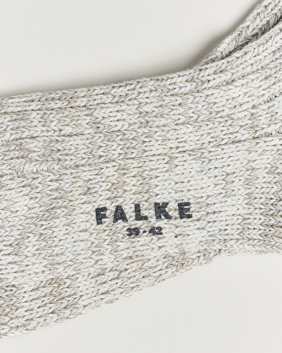 Herre | Strømper | Falke | Brooklyn Cotton Sock Light Grey