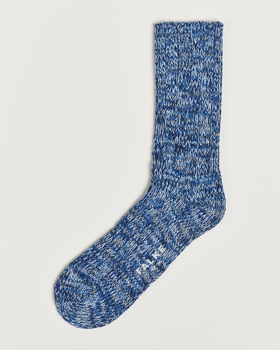 Herre | Undertøj | Falke | Brooklyn Cotton Sock Blue