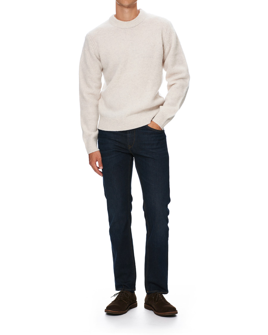 Herre | Trøjer | Tiger of Sweden Jeans | Prowler Knitted Crew Neck White