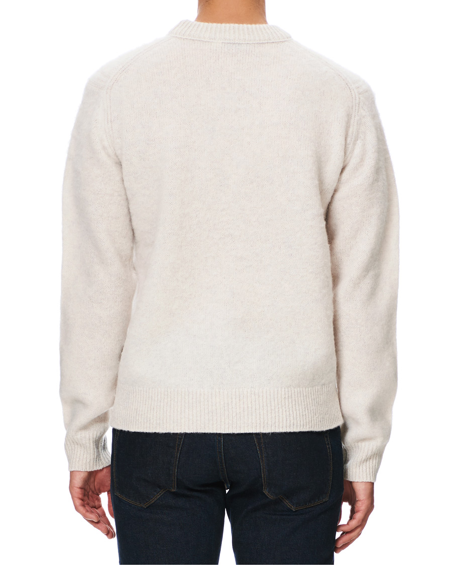 Herre | Trøjer | Tiger of Sweden Jeans | Prowler Knitted Crew Neck White