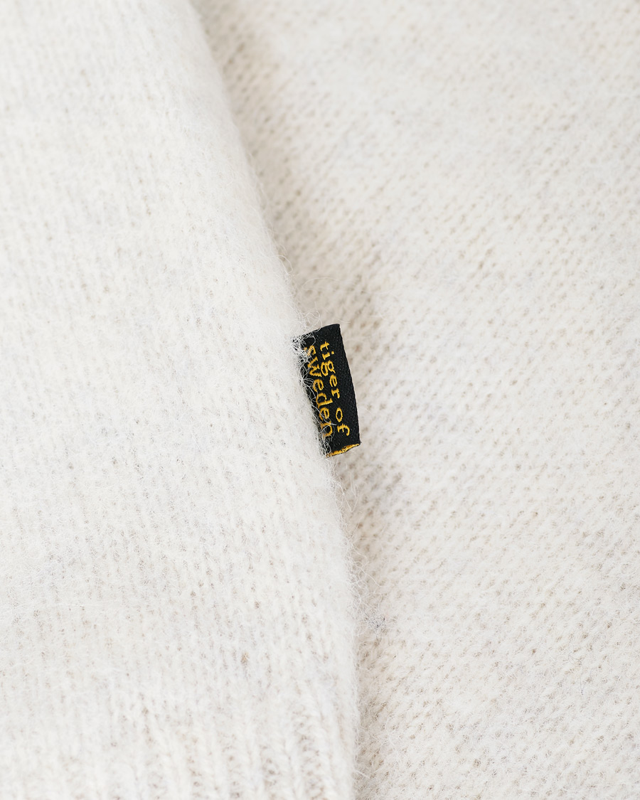 Herre | Trøjer | Tiger of Sweden Jeans | Prowler Knitted Crew Neck White