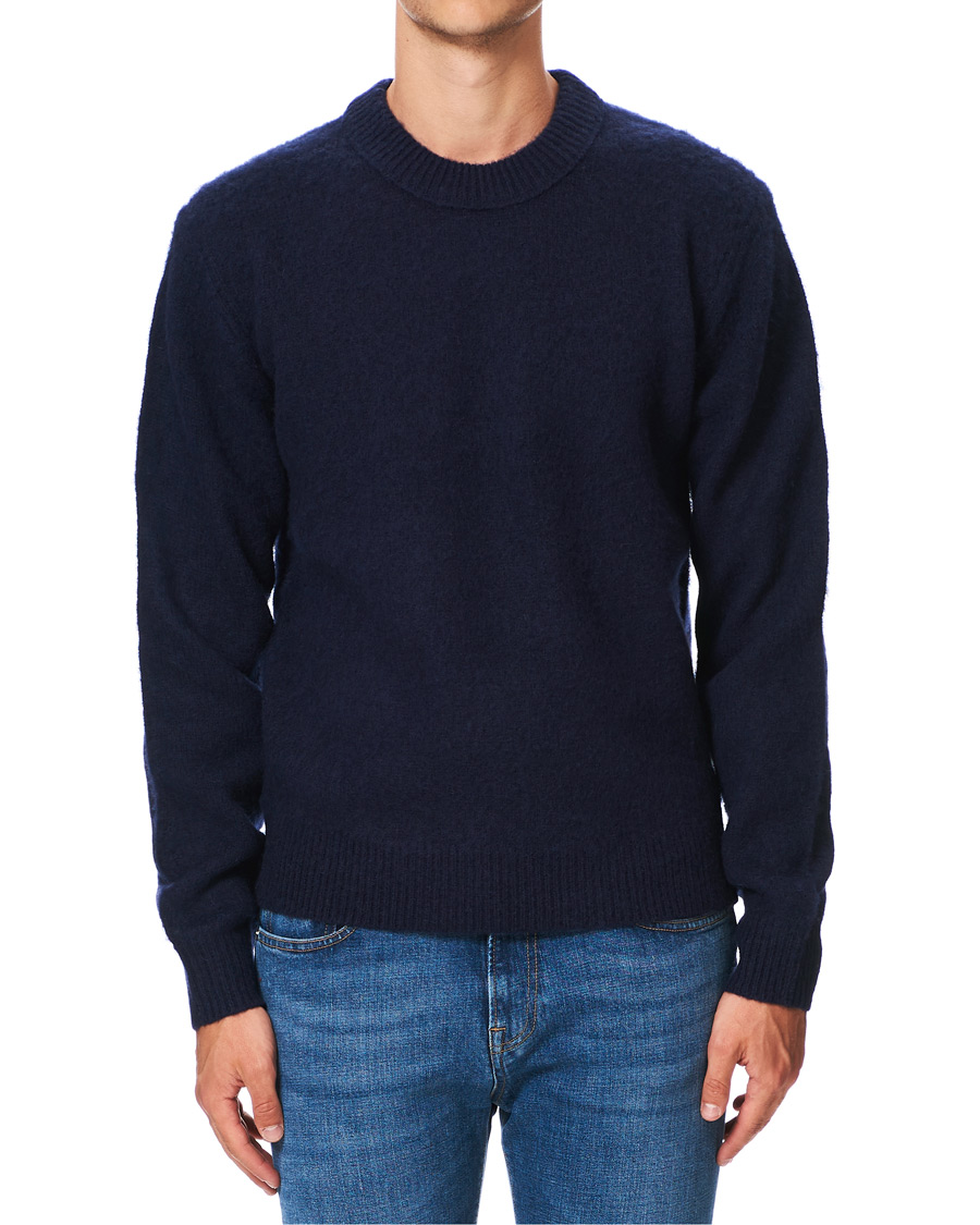 Herre | Trøjer | Tiger of Sweden Jeans | Prowler Knitted Crew Neck Blue