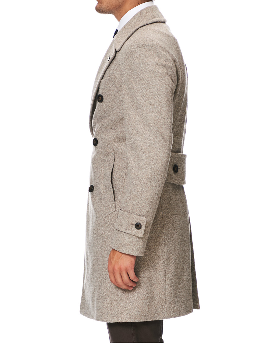 Herre | Jakker | L.B.M. 1911 | Double Breasted Coat Beige