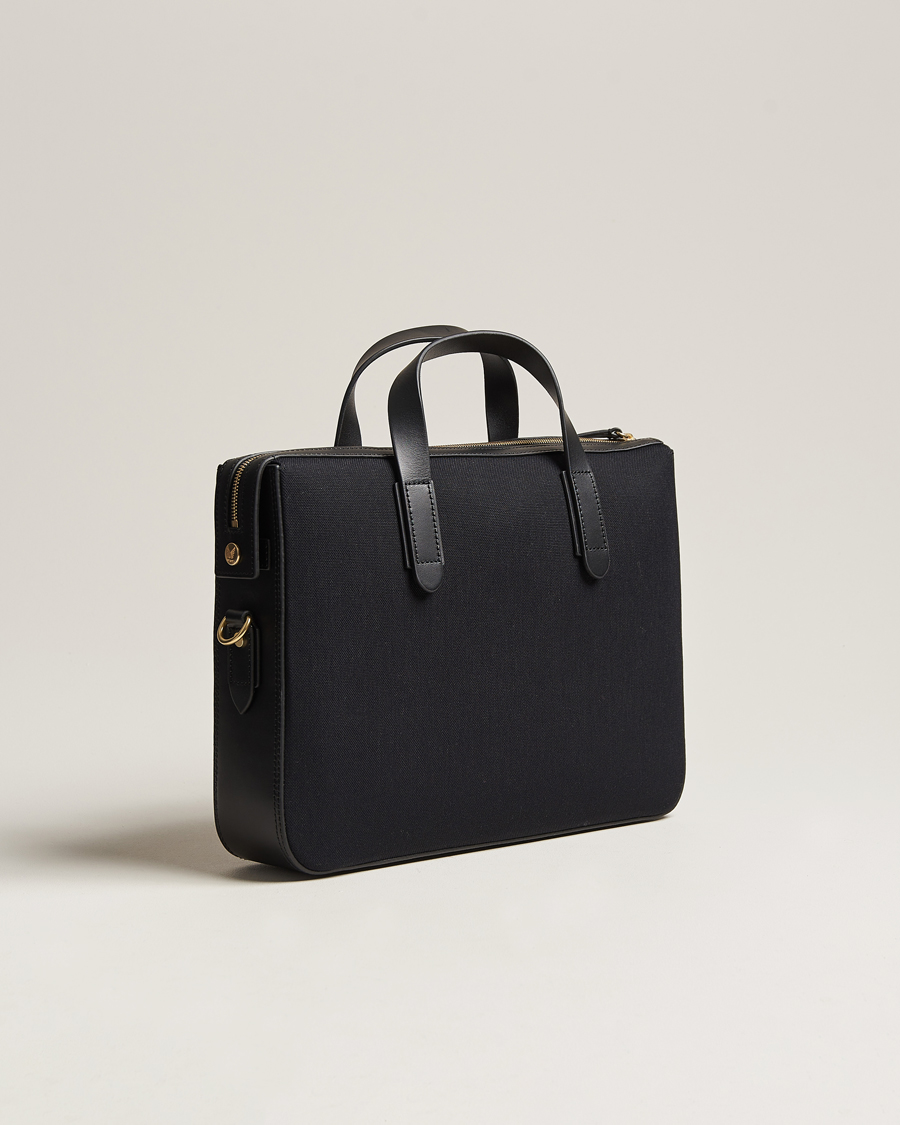 Herre | Mismo M/S Canvas Briefcase Coal/Black | Mismo | M/S Canvas Briefcase Coal/Black