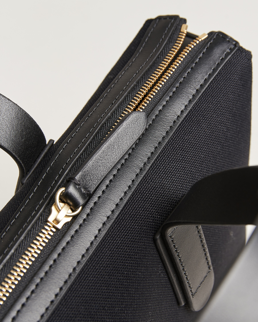 Herre | Mismo M/S Canvas Briefcase Coal/Black | Mismo | M/S Canvas Briefcase Coal/Black