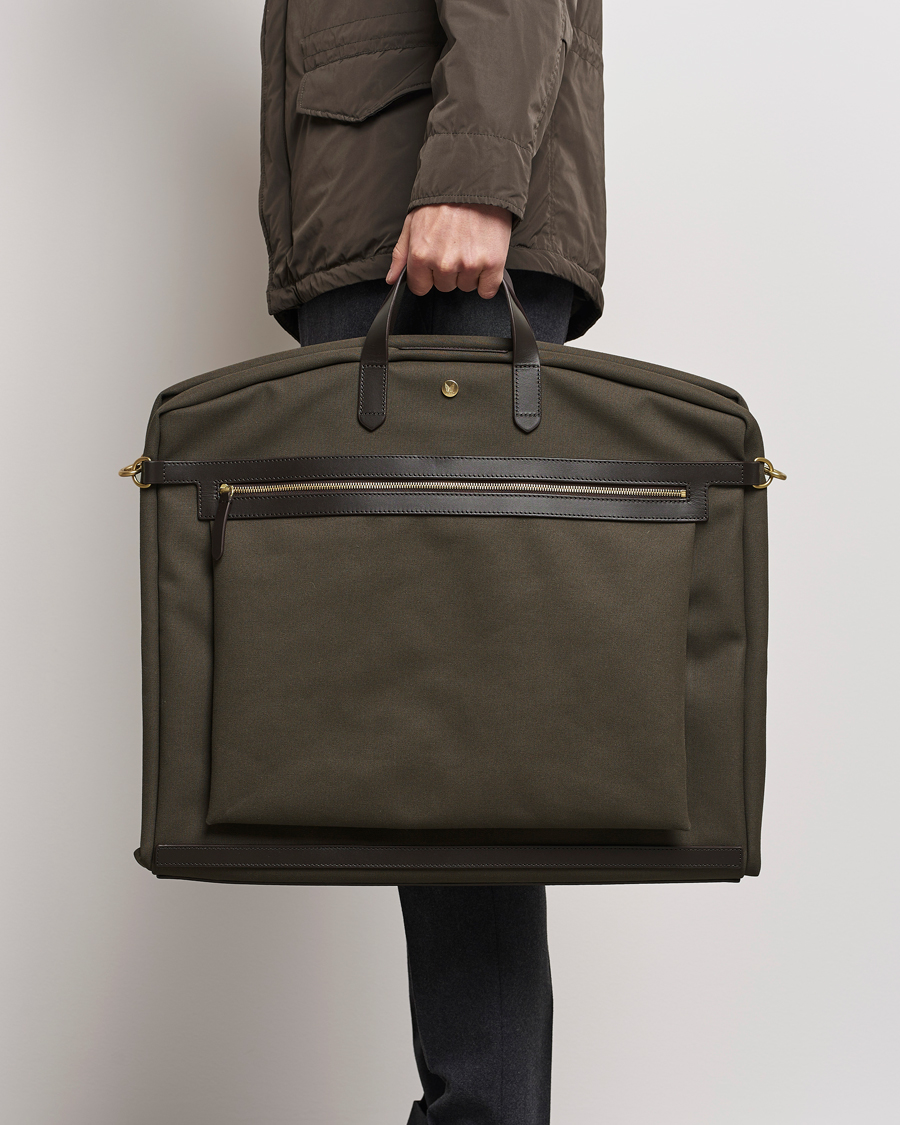 Herre | Tasker | Mismo | M/S Suit Carrier Army/Dark Brown