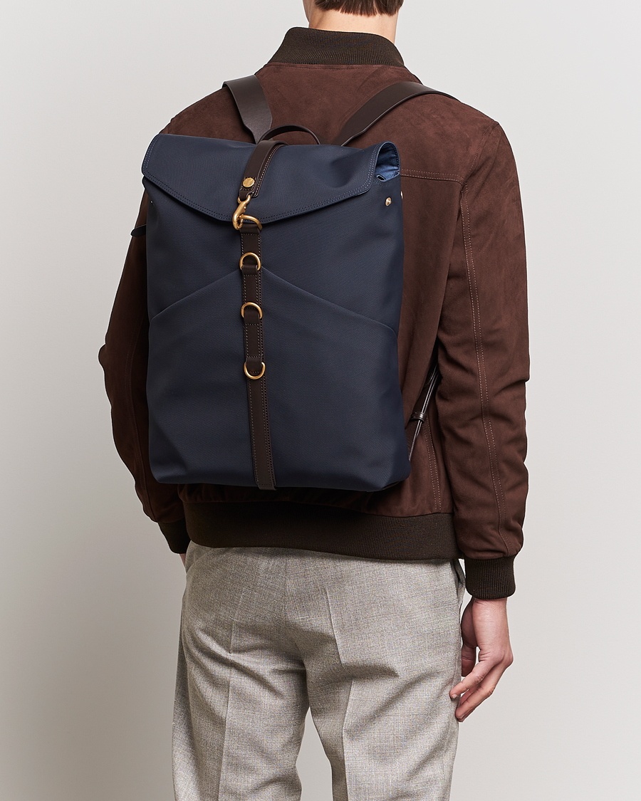 Herre | Afdelinger | Mismo | M/S Rucksack Navy/Dark Brown