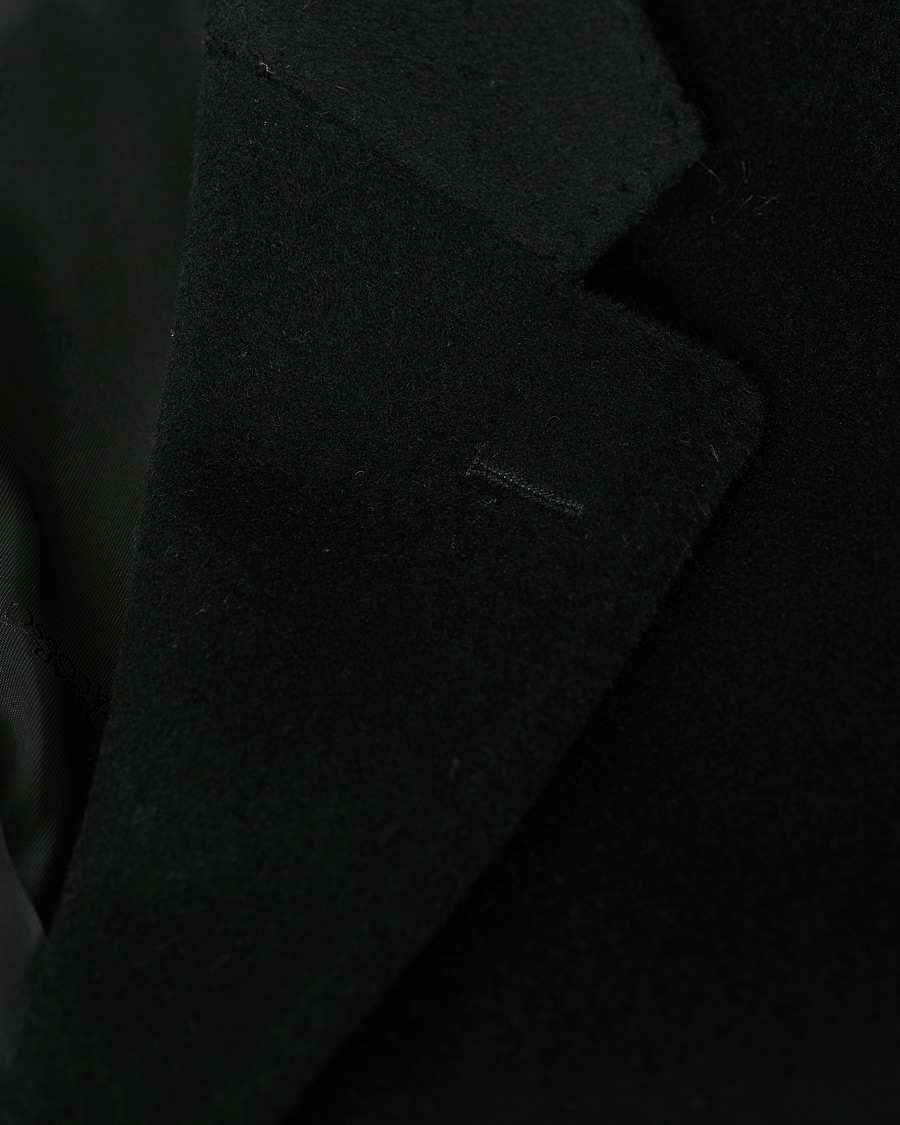 Herre | Jakker | Oscar Jacobson | Storvik Wool/Cashmere Coat Black