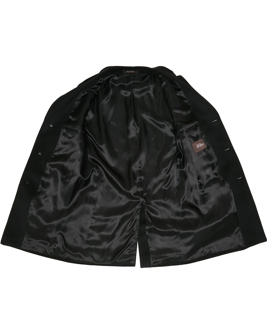 Herre | Jakker | Oscar Jacobson | Storvik Wool/Cashmere Coat Black