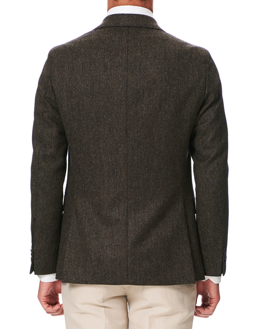 Herre | Blazere & jakker | Oscar Jacobson | Fogerty Yorkshire Tweed By Moon Blazer Brown