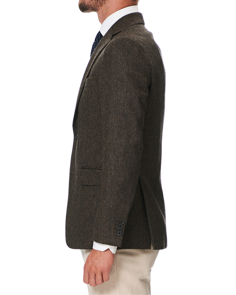 Herre | Blazere & jakker | Oscar Jacobson | Fogerty Yorkshire Tweed By Moon Blazer Brown