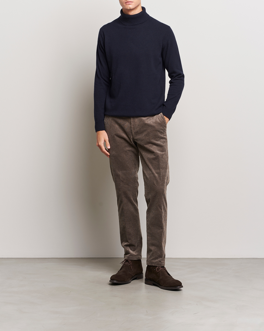 Herre | Bukser | Oscar Jacobson | Denz Corduroy Trousers Nutmeg