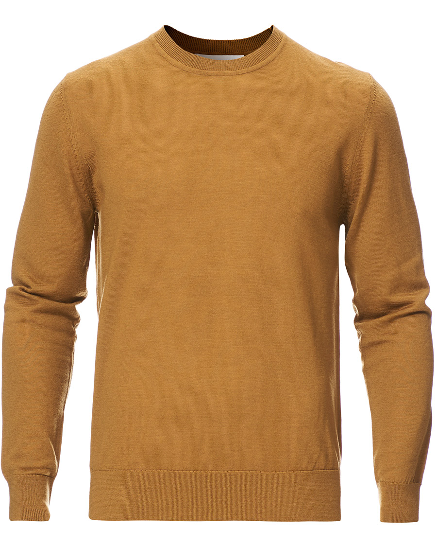 Herre | Trøjer | Samsøe Samsøe | Samsøe & Samsøe Flemming Superfine Merino Wool Crew Neck Cumin