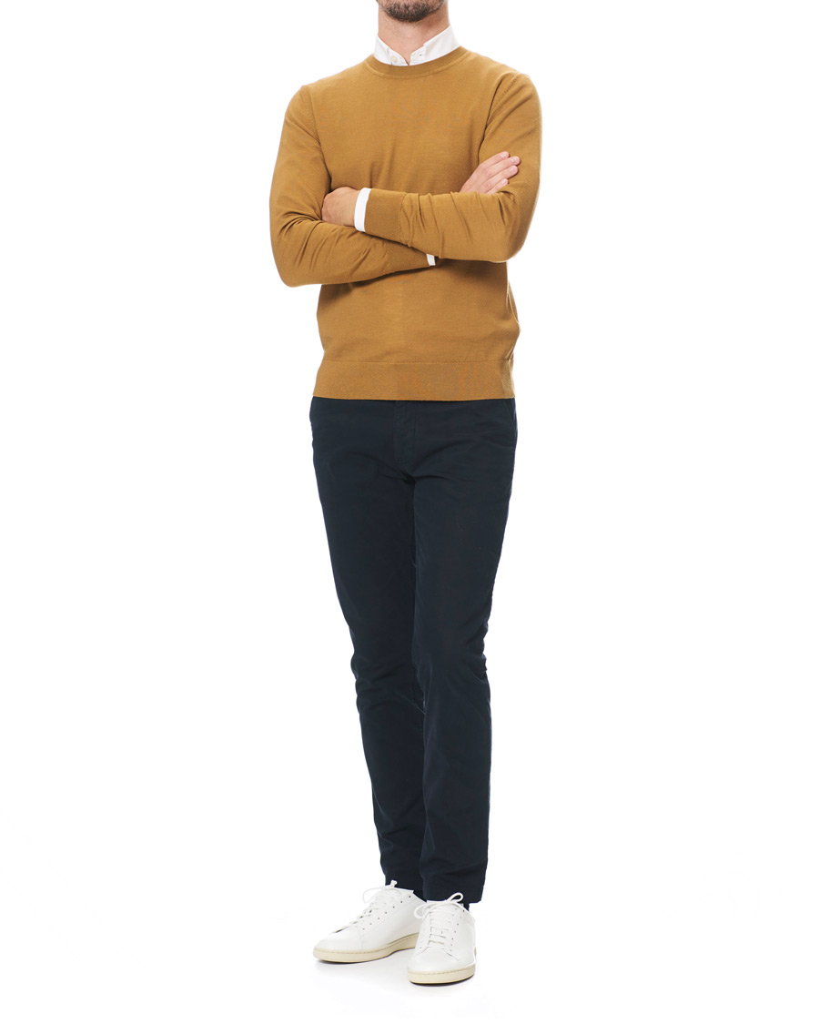 Herre | Trøjer | Samsøe Samsøe | Samsøe & Samsøe Flemming Superfine Merino Wool Crew Neck Cumin