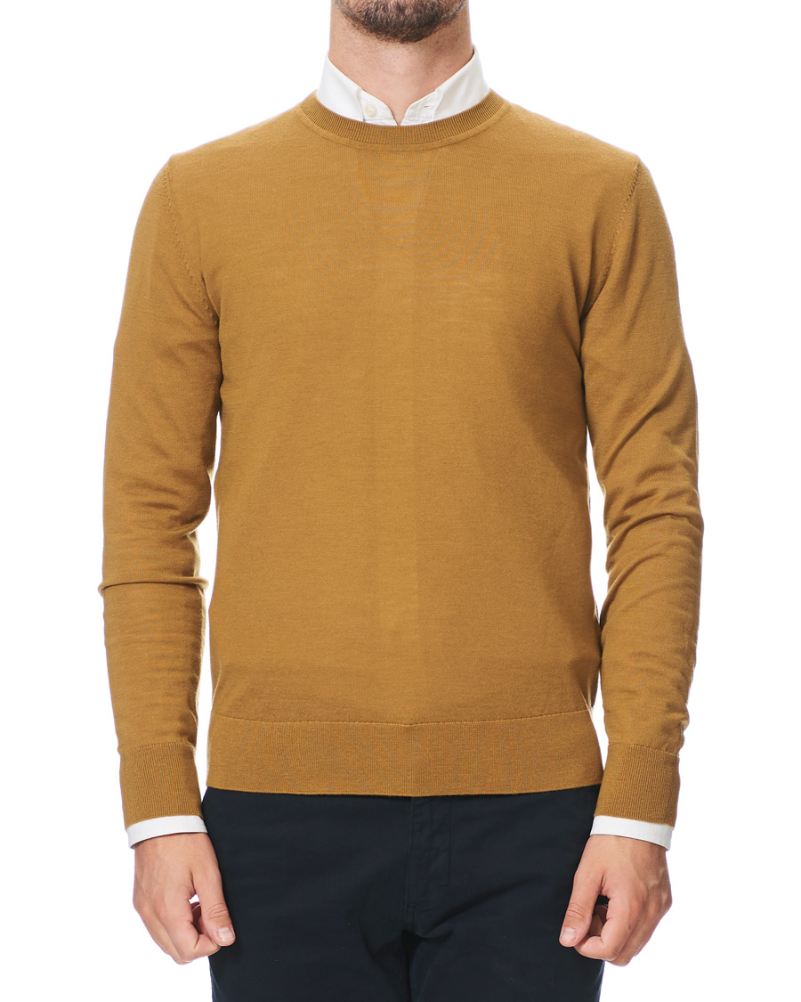 Herre | Trøjer | Samsøe Samsøe | Samsøe & Samsøe Flemming Superfine Merino Wool Crew Neck Cumin