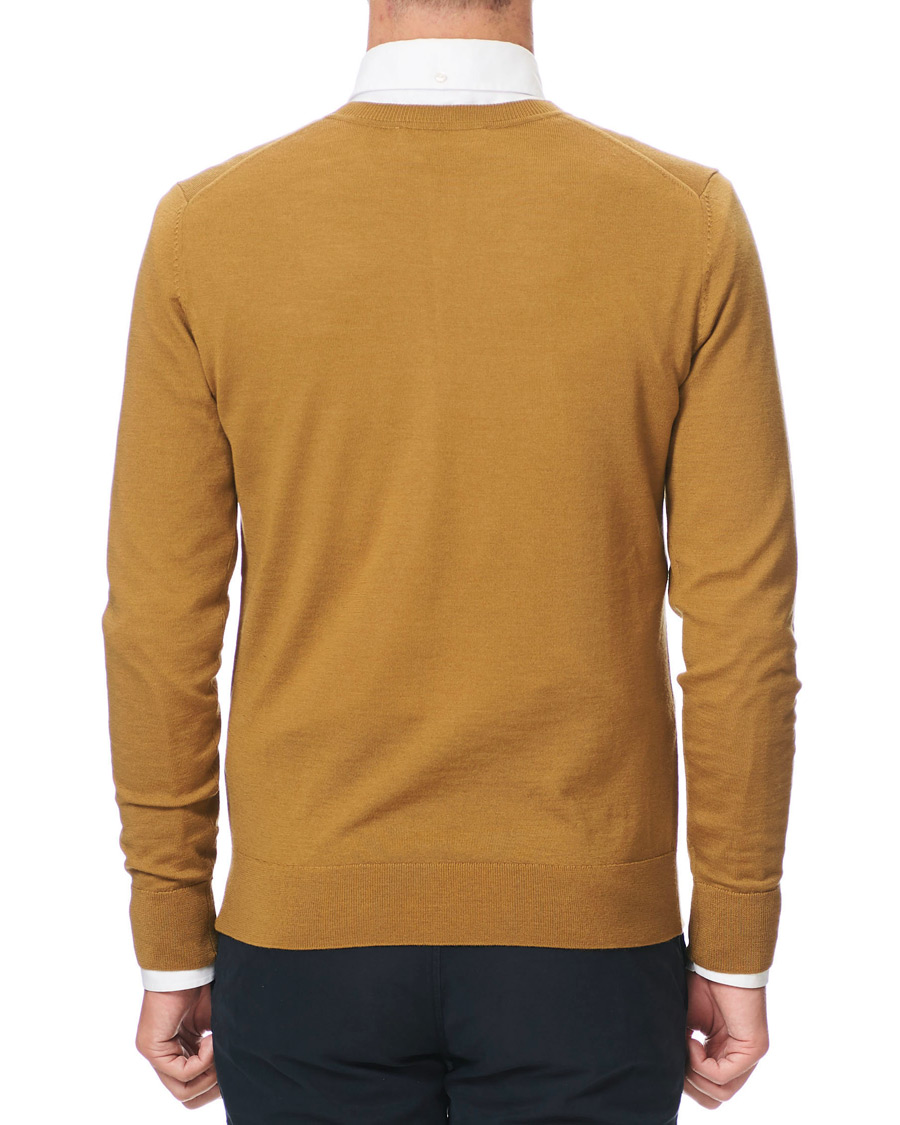 Herre | Trøjer | Samsøe Samsøe | Samsøe & Samsøe Flemming Superfine Merino Wool Crew Neck Cumin